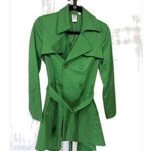 Marc Bouwer Green Trench Coat